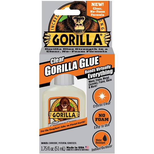 Gorilla Glue&#xAE; Clear No Foam Formula, 1.75oz.